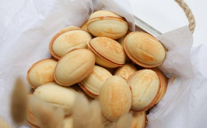 Советские печенье орешки со сгущенкой в орешнице рецепт