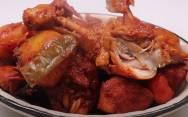 рецепт Острая тушеная курица по корейски