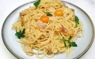 рецепт Спагетти карбонара с беконом в сливочном соусе