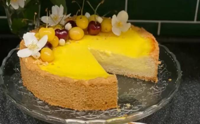 Видео Домашний пирог сметанник в духовке рецепт