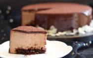 рецепт Муссовый торт Шоколадный Пломбир