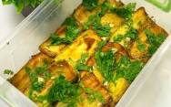 рецепт Закуска из жареных кабачков и чеснока с зеленью