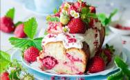 рецепт Творожный кекс с ягодами