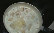 рецепт Паста курица с грибами в сливочном соусе