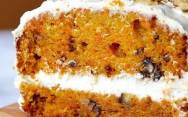 рецепт Морковный кекс с грецкими орехами и изюмом