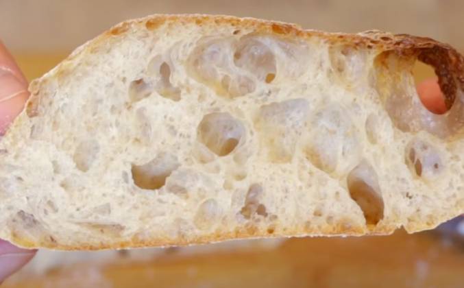 Итальянский хлеб Чиабатта в духовке рецепт
