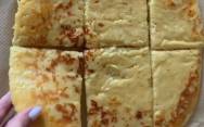 Ленивые хачапури с сыром на сковороде на молоке