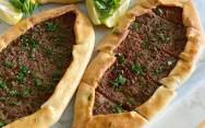 рецепт Лепешка пиде по турецки с фаршем говядины