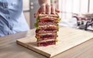 рецепт Шведский сэндвич бутербродный торт с форелью Просто Кухня