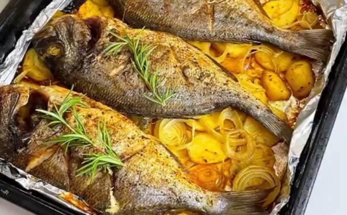 Рыба дорадо с картофелем в духовке рецепт
