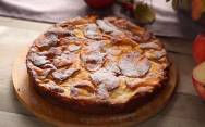 рецепт Французский яблочный пирог Невидимый много яблок, мало теста