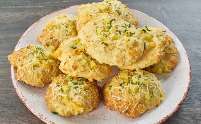 Картофельное печенье с сыром Просто Кухня рецепт