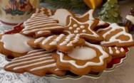 рецепт Новогоднее имбирное печенье с глазурью