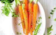 рецепт Запеченная молодая морковь в духовке