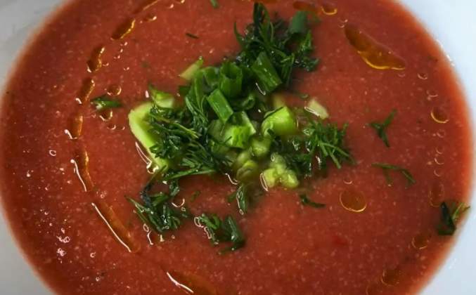 Холодный итальянский суп Гаспачо рецепт