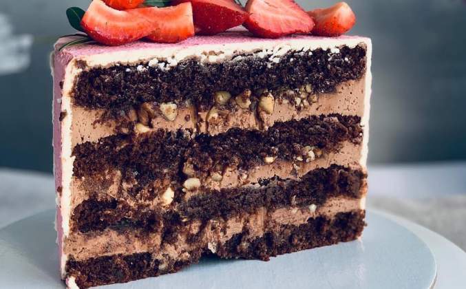 Шоколадный торт Ферреро Роше с карамелью домашний рецепт