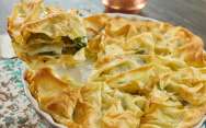 Су Бурек турецкий пирог с сыром и зеленью