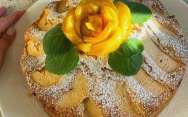 рецепт Пирог шарлотка с яблоками с разрыхлителем в духовке