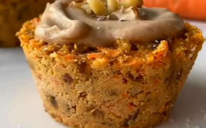 Видео Морковные кексы с орехами без выпечки в духовке рецепт