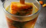 рецепт Облепиховый чай на палочке замороженный