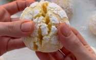 рецепт Лимонное печенье с сахарной пудрой