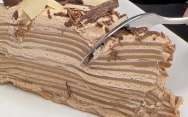 рецепт Шоколадный блинный торт