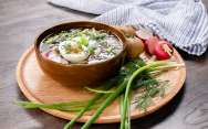 рецепт Суп холодник из щавеля на воде Просто Кухня