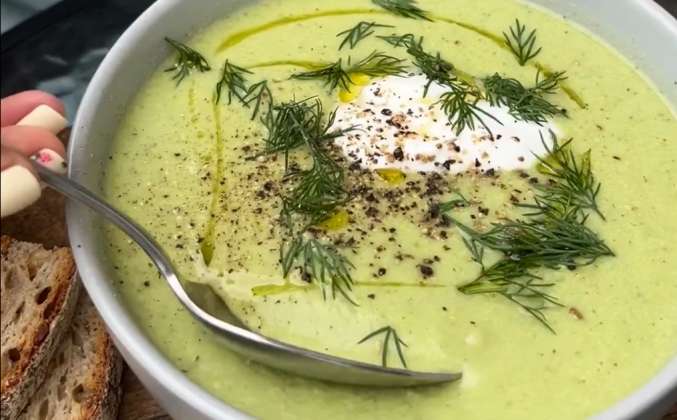 Кабачковый крем суп со сливками рецепт