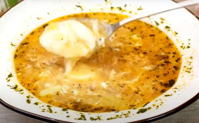 Рыбный суп из консервов кильки в томате и яиц рецепт