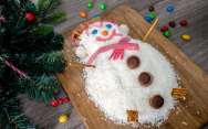 Торт Снеговик на Новый Год Просто Кухня