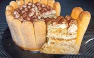 Торт из печенья савоярди, маскарпоне без выпечки
