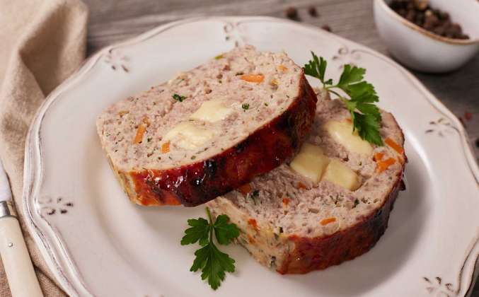 Мясной хлеб с сыром в духовке Просто Кухня рецепт