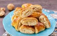 Слоеное армянское печенье гата с орехом Просто Кухня