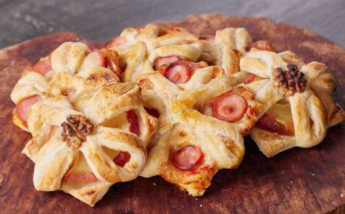 Мини пиццы подарочки Просто Кухня рецепт