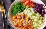 Поке с куриным шницелем Просто Кухня