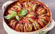 Рататуй с куриным фаршем в духовке Просто Кухня