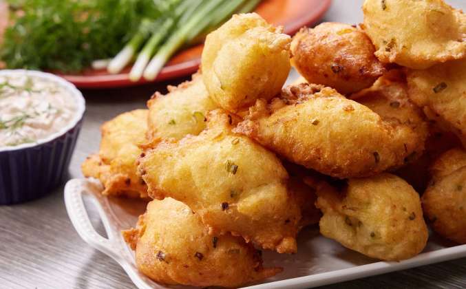 Картофельные пончики на сковороде Просто Кухня рецепт