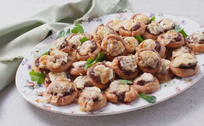 Фаршированные сушки с фаршем в духовке Просто Кухня рецепт