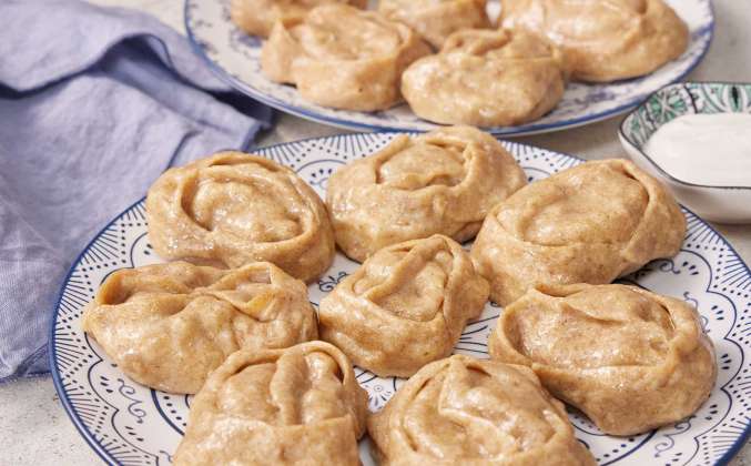 Манты с тыквой Просто Кухня рецепт