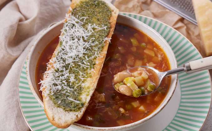 Минестроне Просто Кухня рецепт