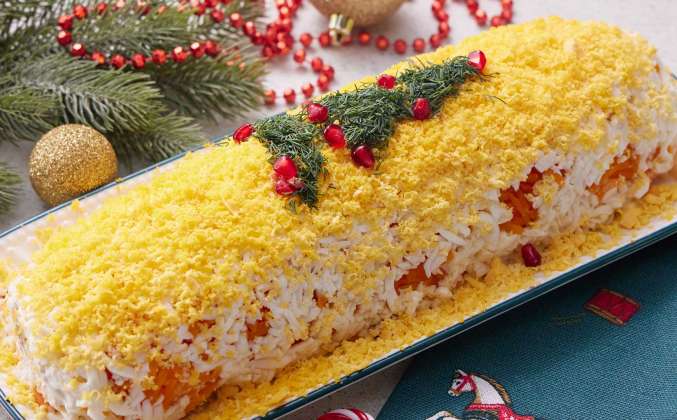 Рулет Мимоза Просто Кухня рецепт