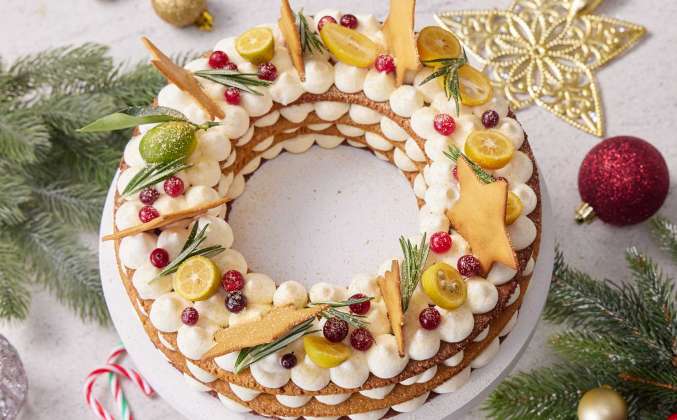 Пряничный торт венок Просто Кухня рецепт