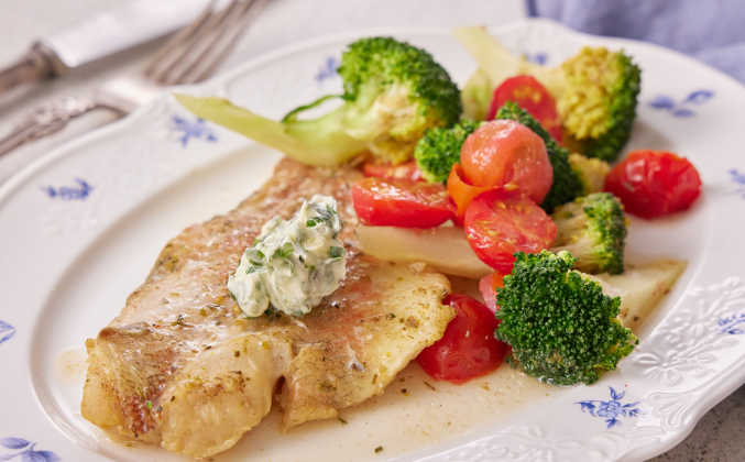 Рыбное филе с овощами на пару Просто Кухня рецепт