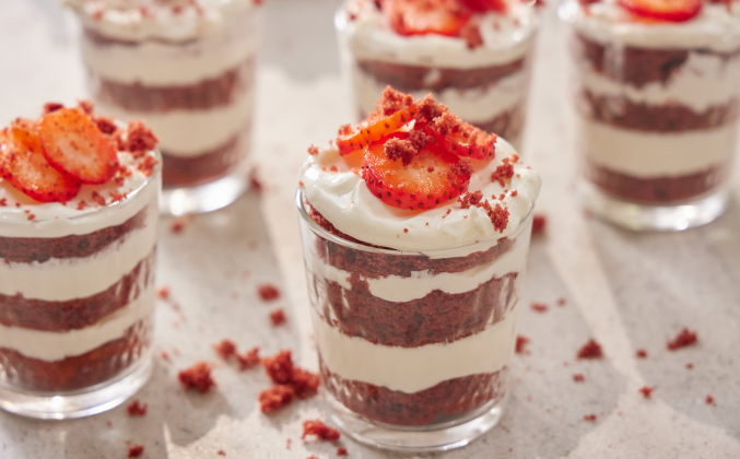 Трайфл «Красный бархат» Просто Кухня рецепт