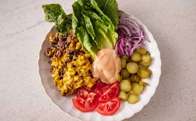 Бургер-салат Просто Кухня рецепт