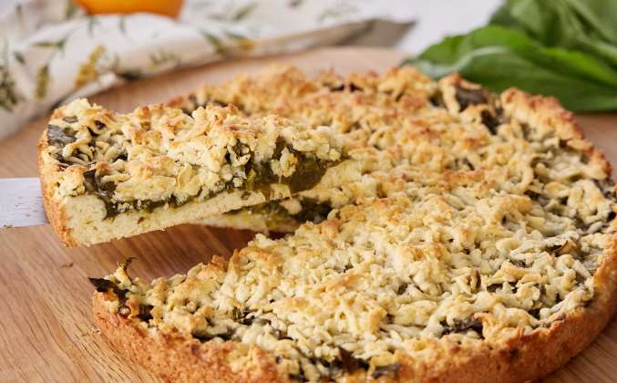 Пирог со щавелём, мятой и апельсинами Просто Кухня рецепт
